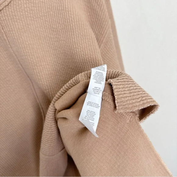 Aerie Womens  Xsmall Textured Wonder Vneck Sweatshirt - Picture 11 of 14